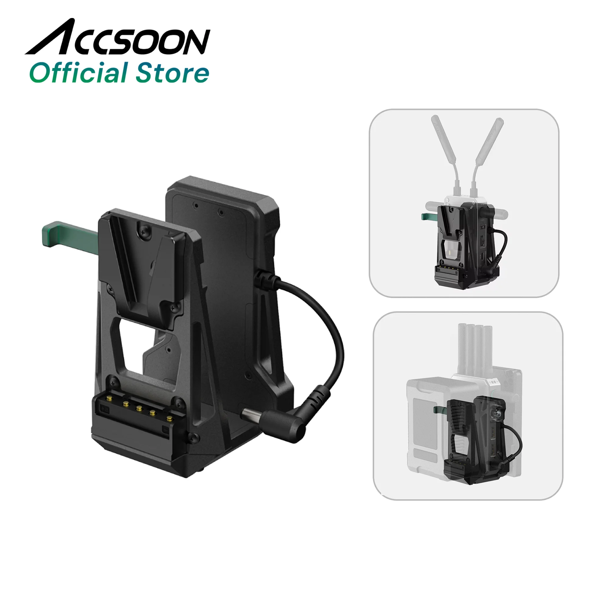 V Mount Battery - Accsoon V-Lock Adapter for V-Lock battery