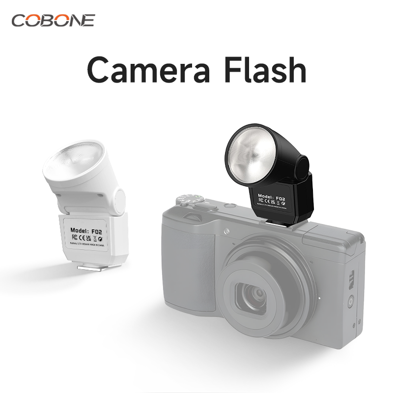 Photography Lighting Types - COBONE Mini Camera Flash Speedlite GN8