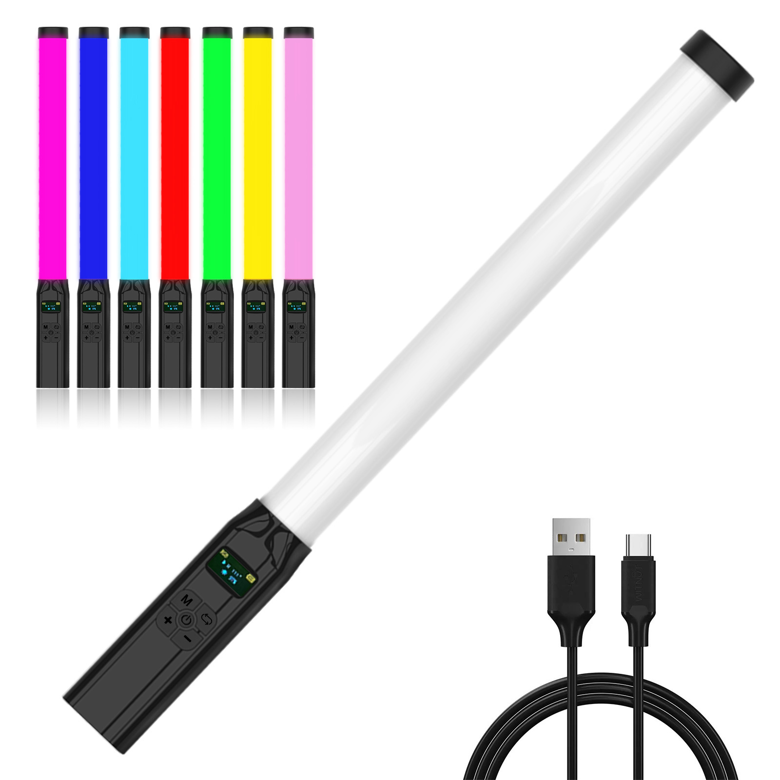 Photography Lighting Types - 50CM RGB Stick Light Wand Lightweight