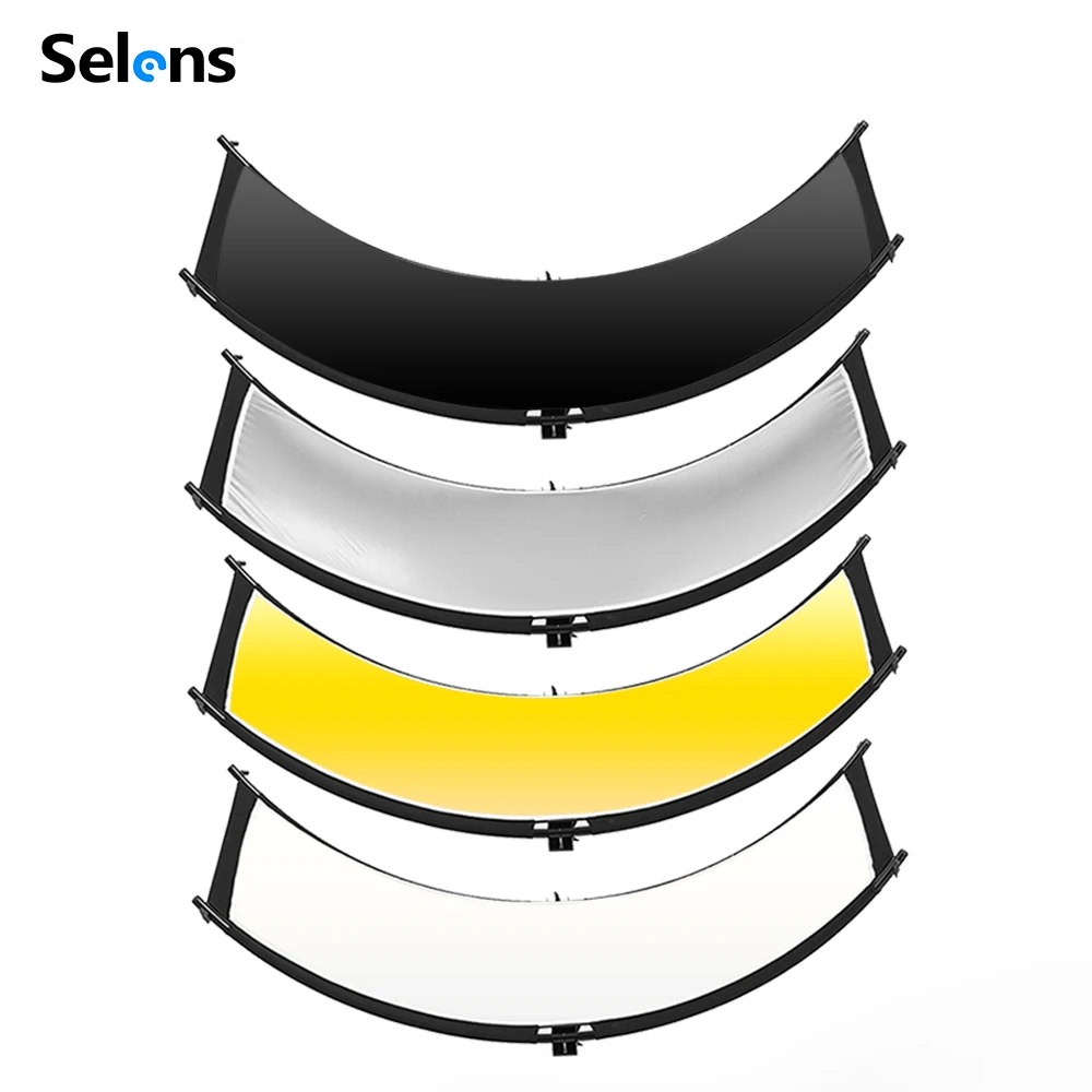 Photography Lighting Types - Selens 4-IN-1 U-typed 105x260cm Light Reflector