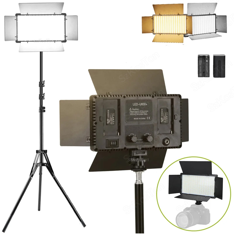 Photography Video Lighting Kit - U800 U600 LED Photo Studio Video