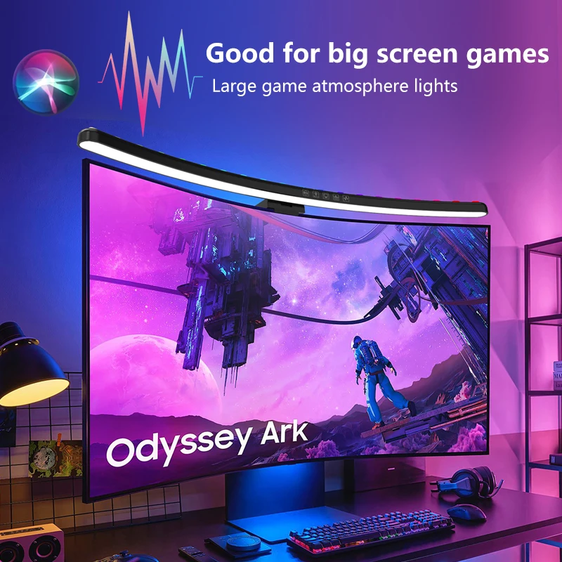Photography Lighting Game - Computer Monitor Light Bar RGB Music