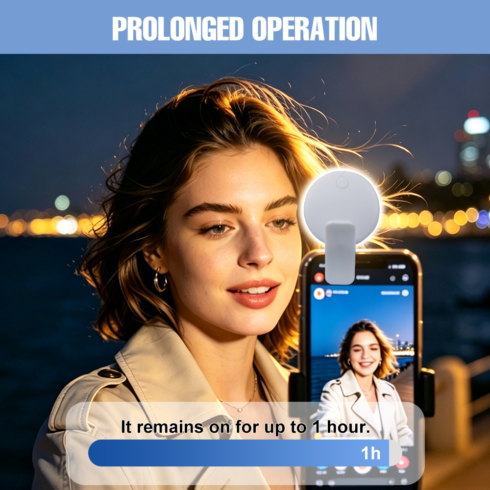 Portable Clip‑on Selfie Fill L - Photography Lighting Portable recension och pris