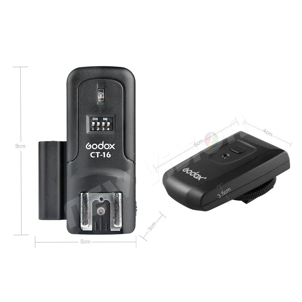 Godox CT-16 Flash Trigger 16 C - Trigger Receiver Set recension och pris