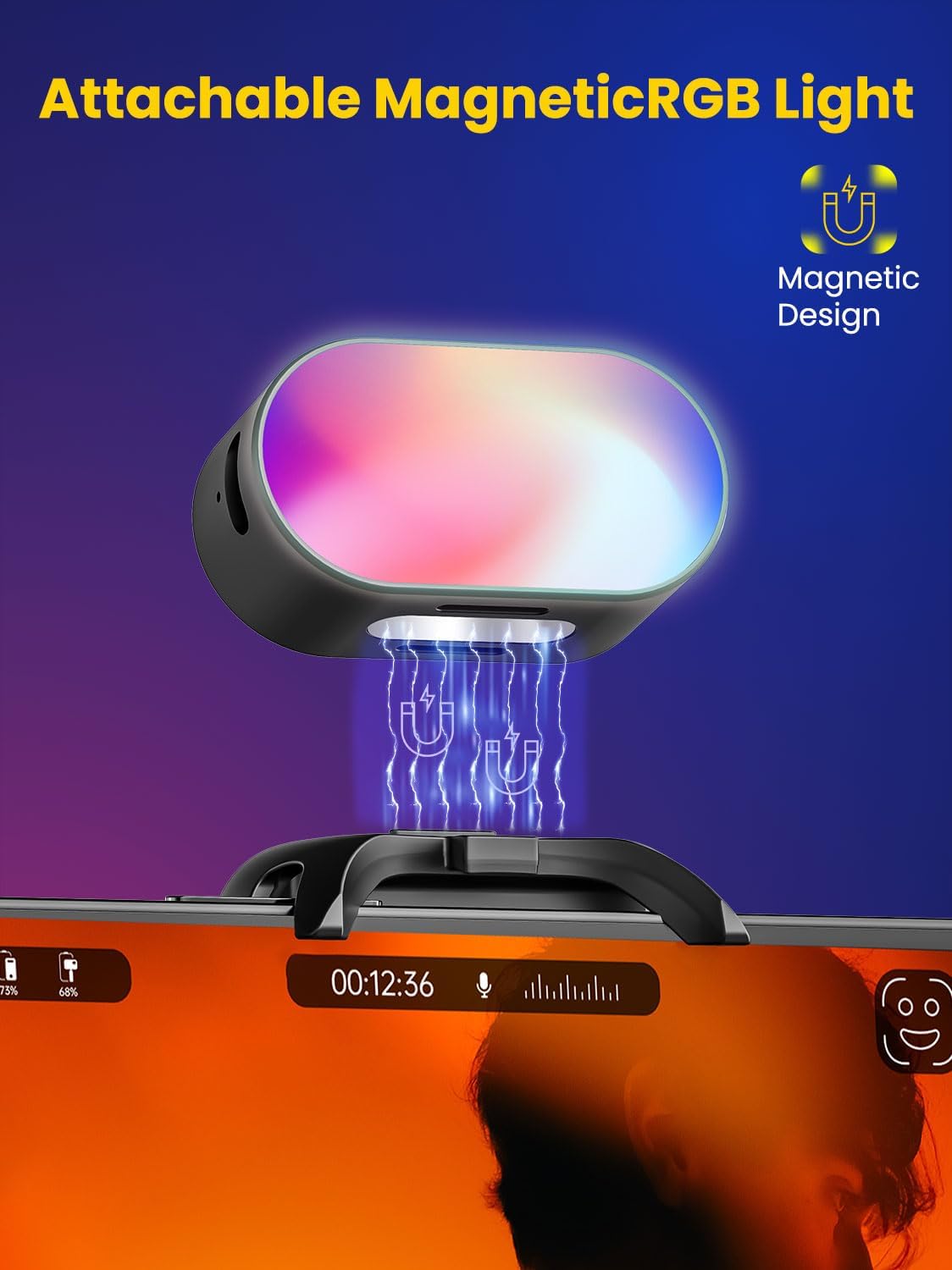 AOCHUAN Mini RGB Magnetic Fill - Photography Lighting Product recension och pris