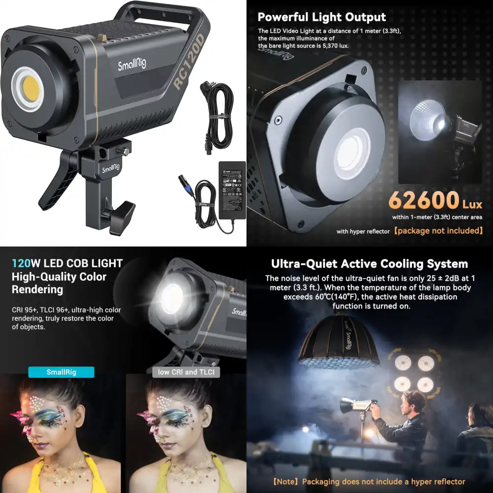 SmallRig RC 120D 120W COB LED  - V Mount Battery recension och pris