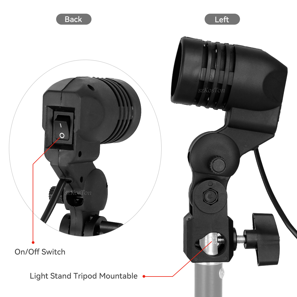 Single Head Bulb Holder E27 So - Photography Video Lighting Kit recension och pris