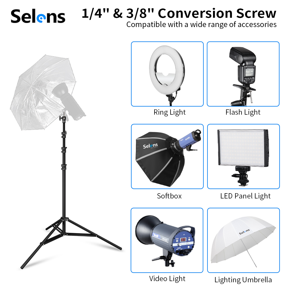 Selens 2.2~3.95m Air-Cushion L - Photography Lighting Softbox recension och pris