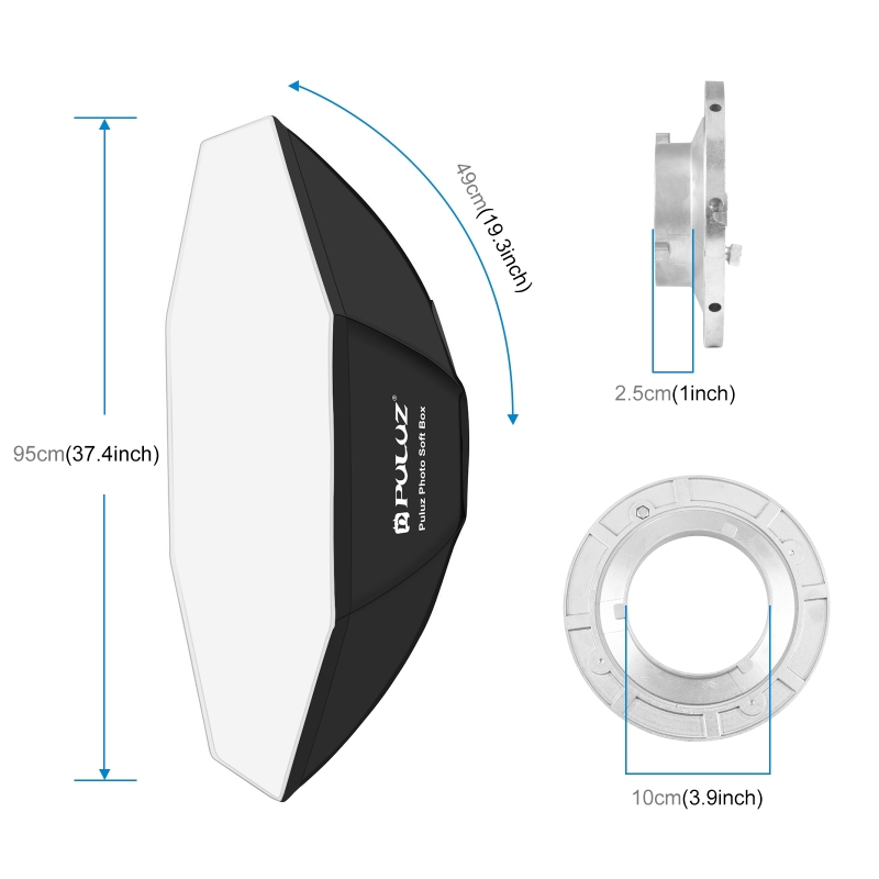 PULUZ 95cm Octagon Photography - Photography Lighting Softbox recension och pris
