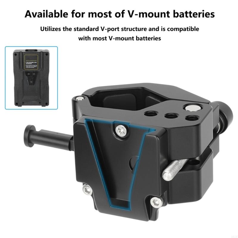 462E Aluminum Rod Clamp V-Moun - V Mount Battery recension och pris