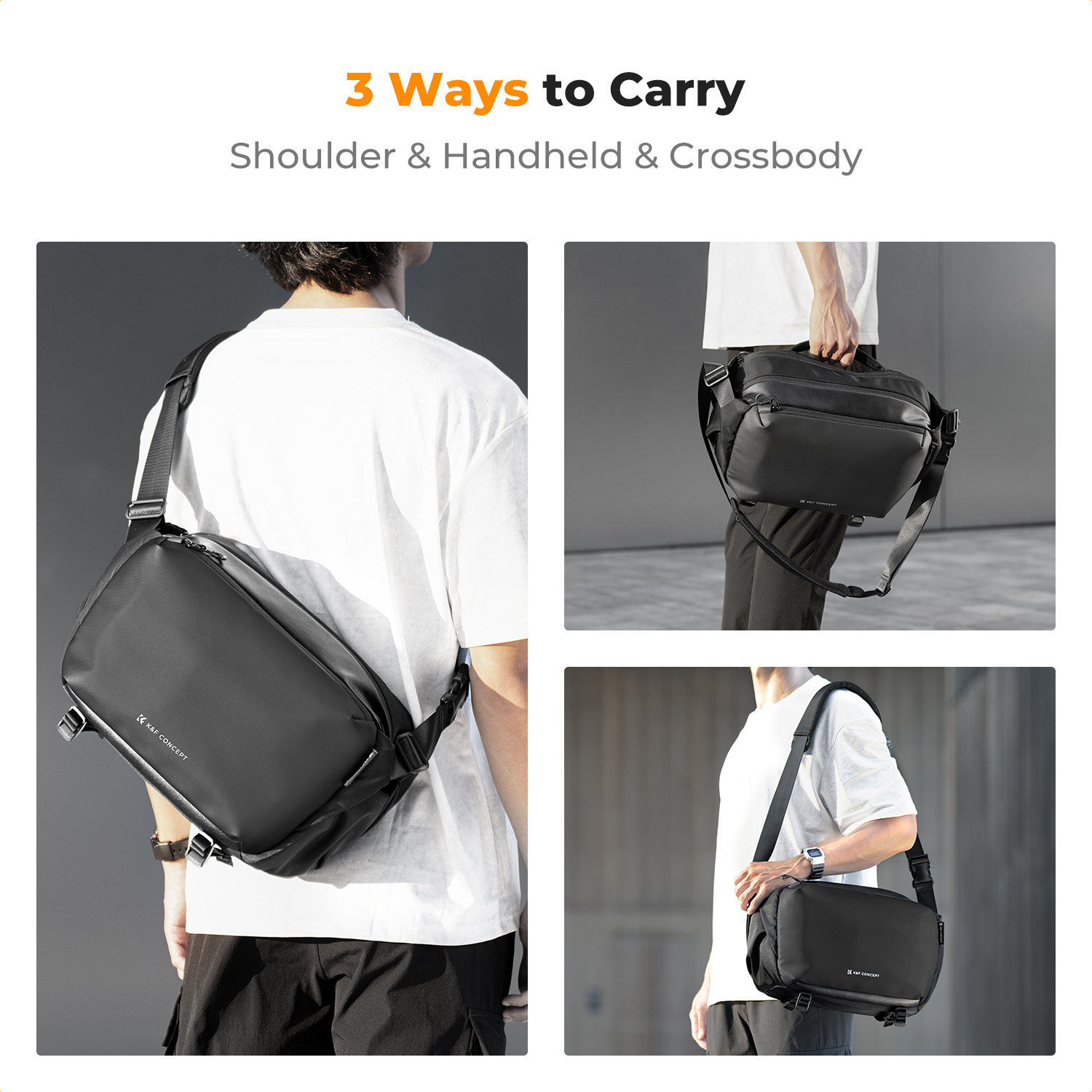 K&F CONCEPT 12L/10L Camera Sli - Photography Lighting Bag recension och pris