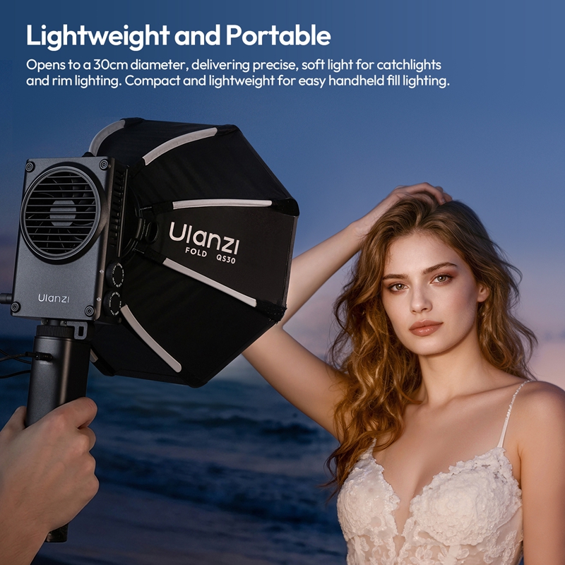Ulanzi FOLD QS30 Softbox One-S - Photography Lighting Softbox recension och pris