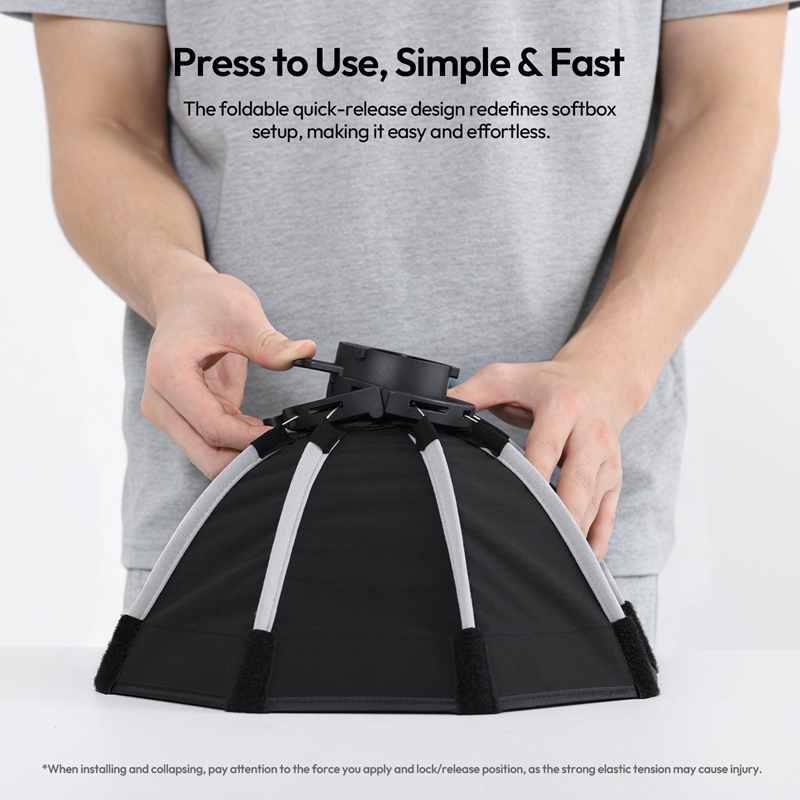 Ulanzi FOLD QS30 Softbox One-S - Photography Lighting Softbox recension och pris