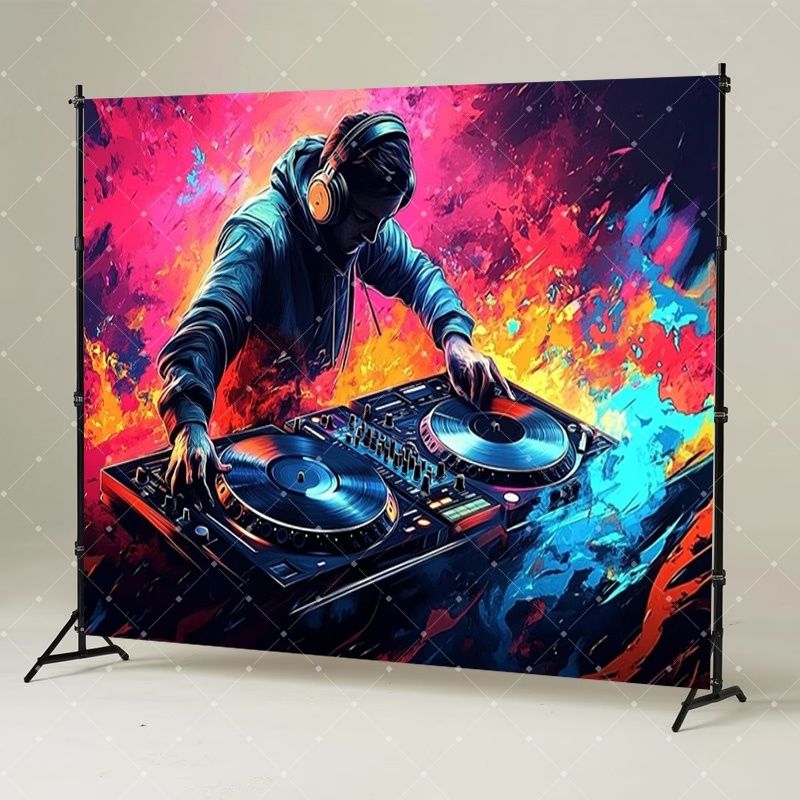 Hip Hop Music DJ Party Decorat - Photography Lighting Product recension och pris