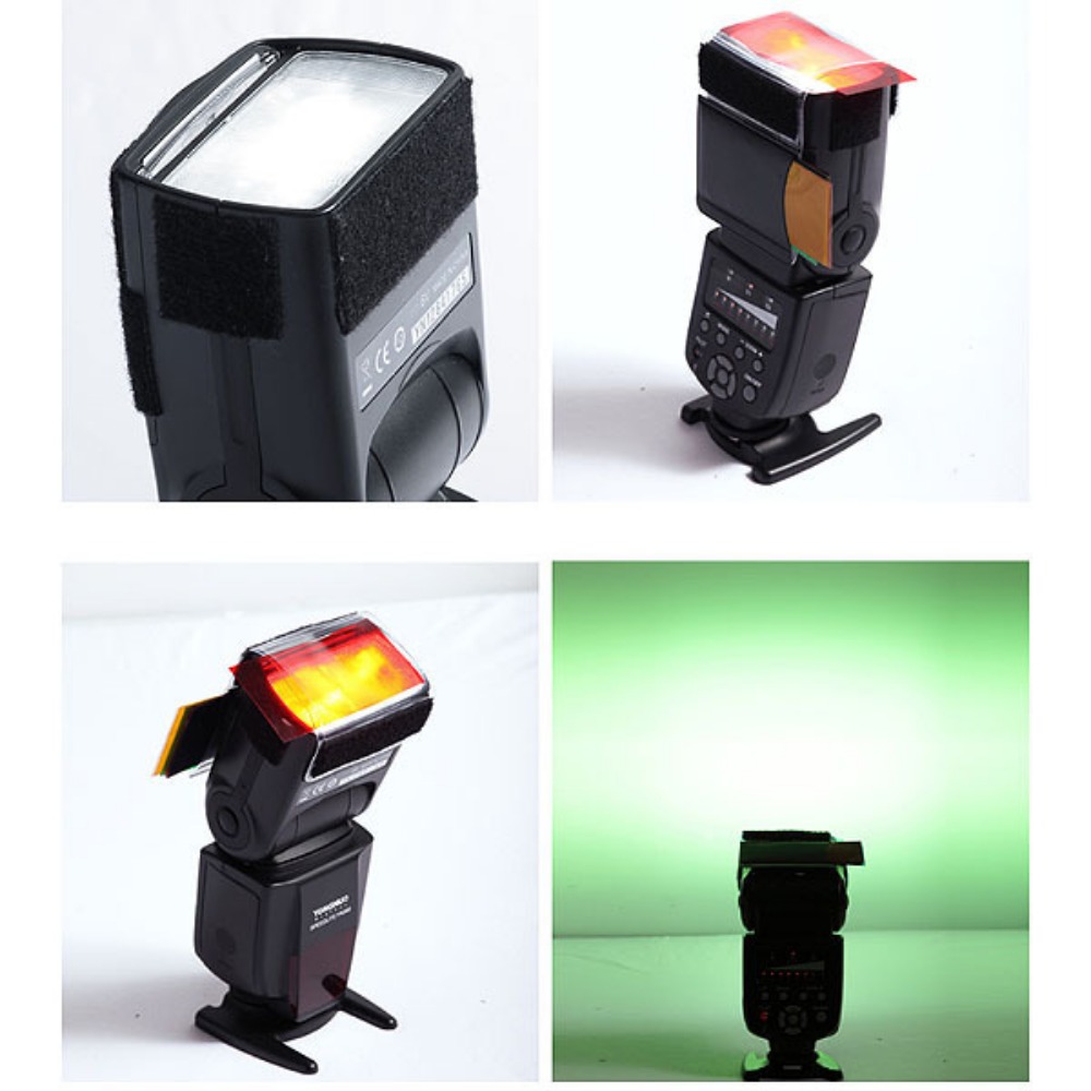 12 Colors Camera Flash Gels Li - Photography Video Lighting Kit recension och pris