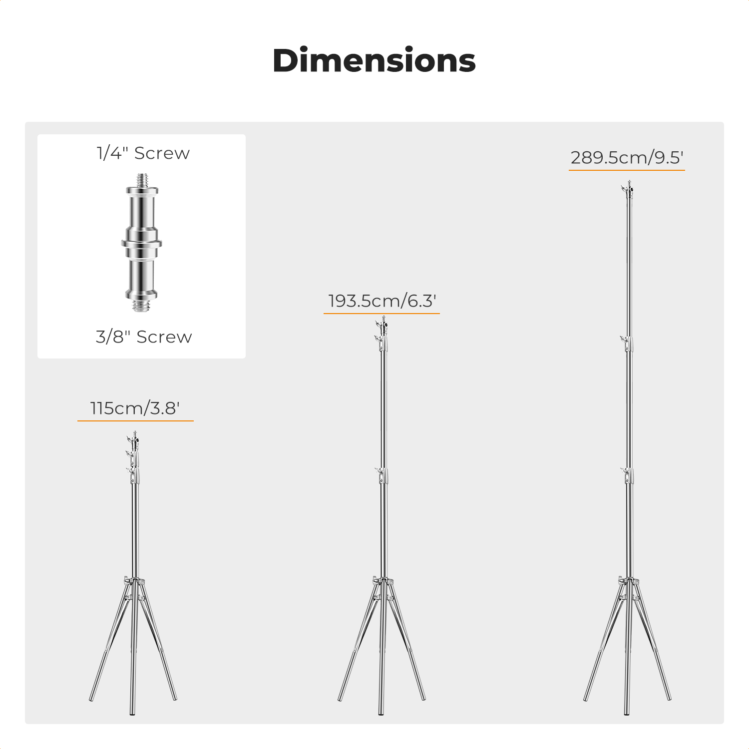 K&F CONCEPT 9.1ft/2.8 Stainles - Photography Lighting Softbox recension och pris