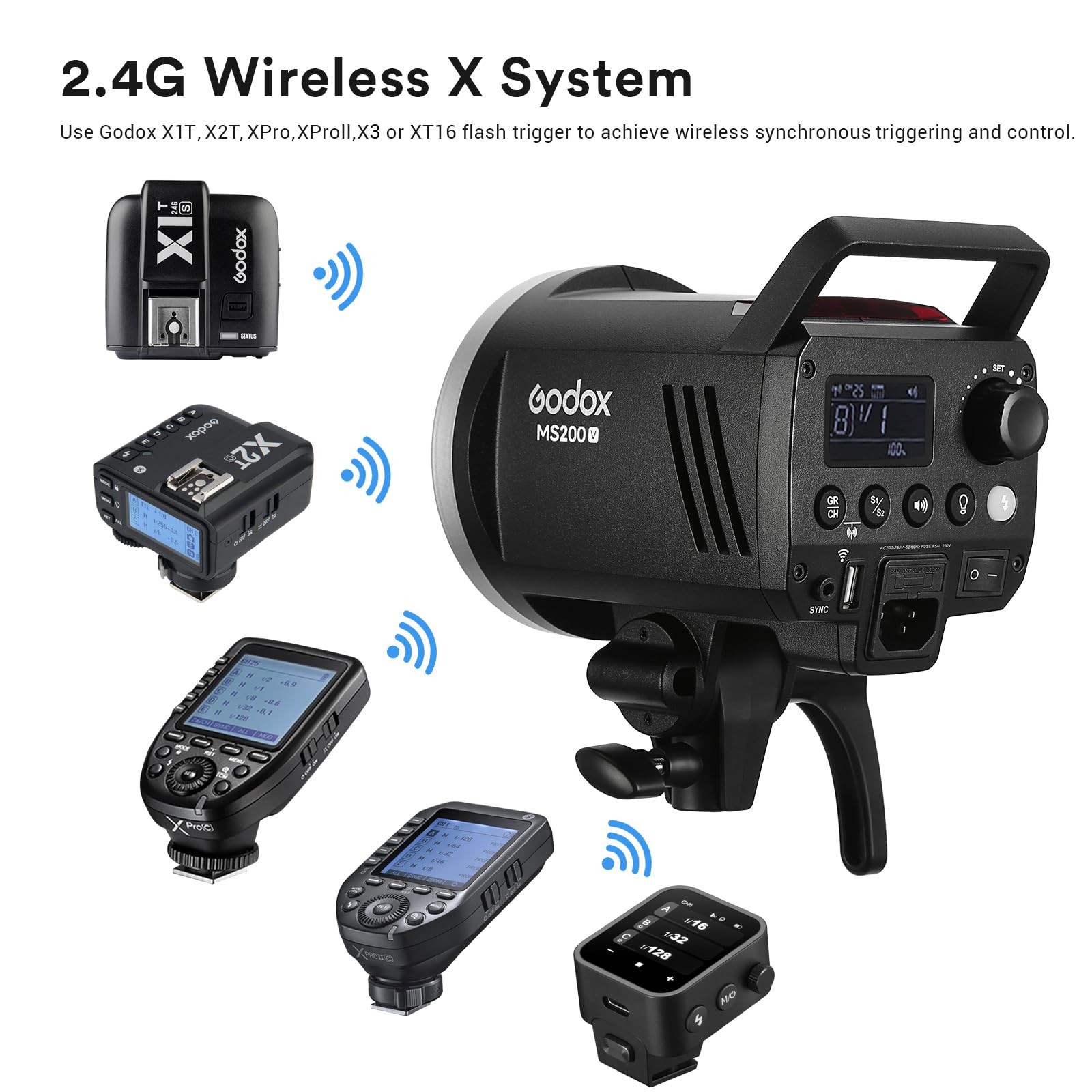 Godox MS200V Studio Strobe Fla - Photography Lighting For Portraits recension och pris
