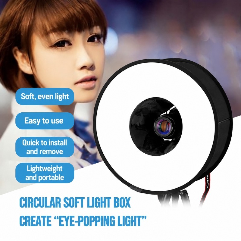 Foldable 45cm Ring‑flash Soft‑ - Photography Lighting Types recension och pris